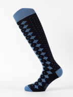 Calza rombi e quadri moda uomo