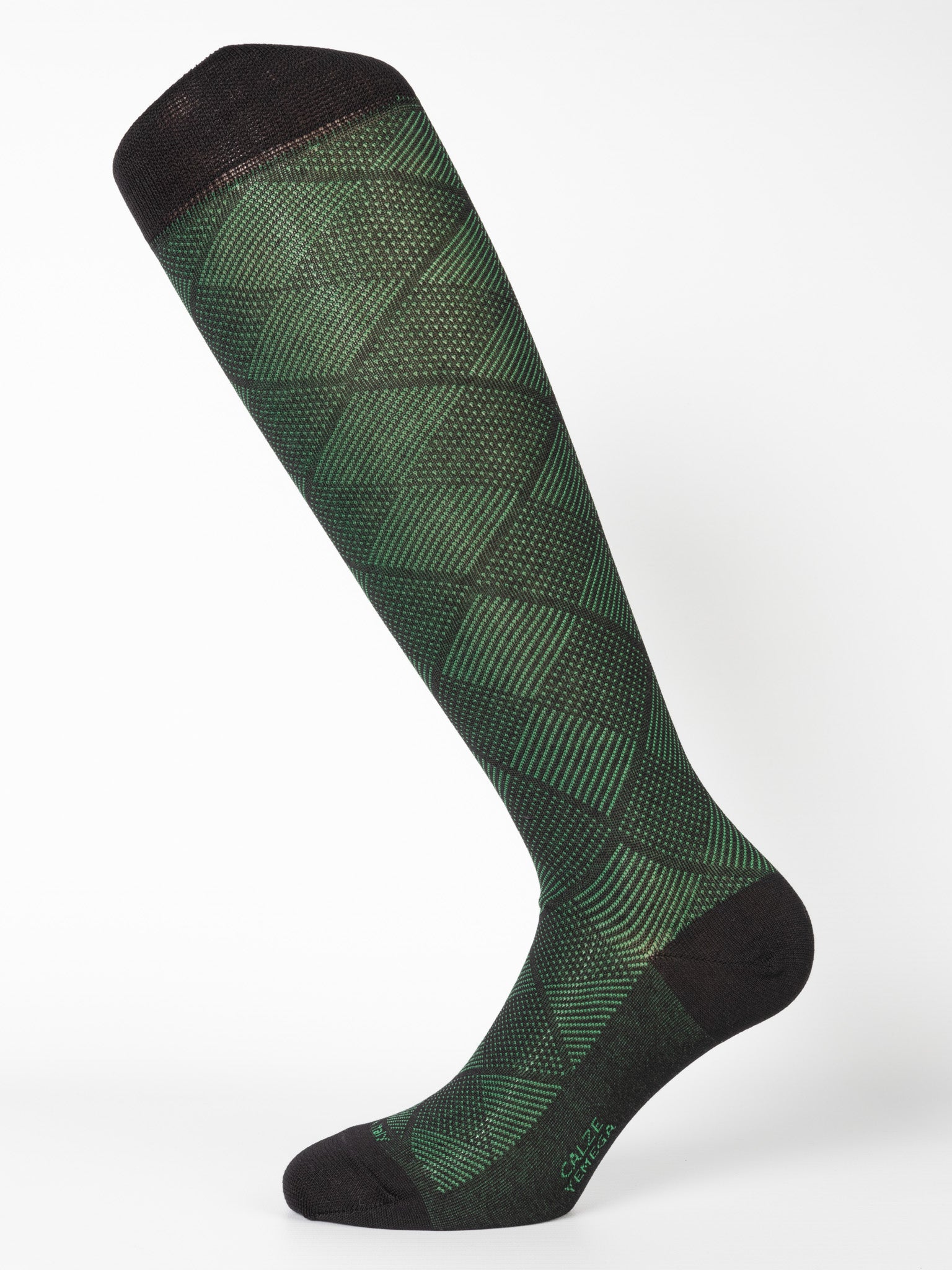 Calza Uomo in Filo di Scozia – rombi micro punti