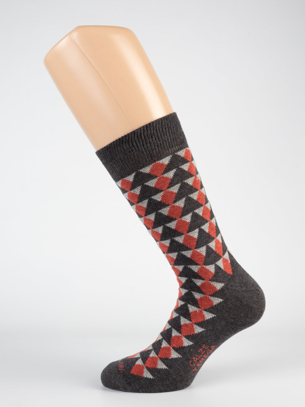 Calza triangoli 3d moda uomo