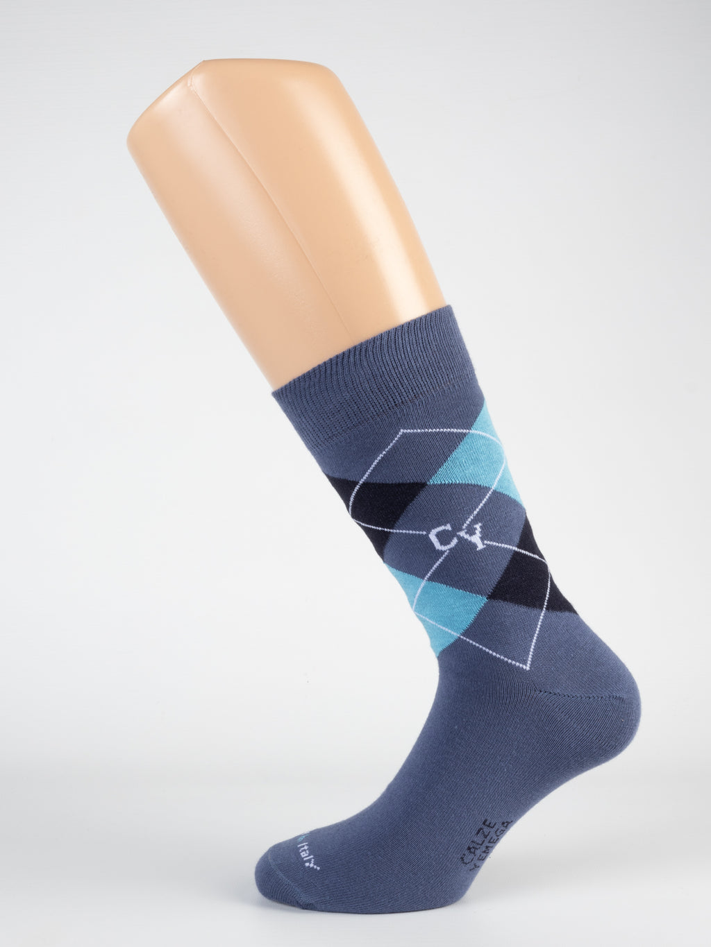 Calza intarsio cy moda uomo