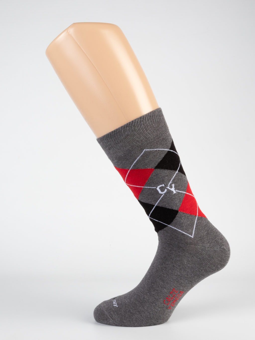 Calza intarsio cy moda uomo
