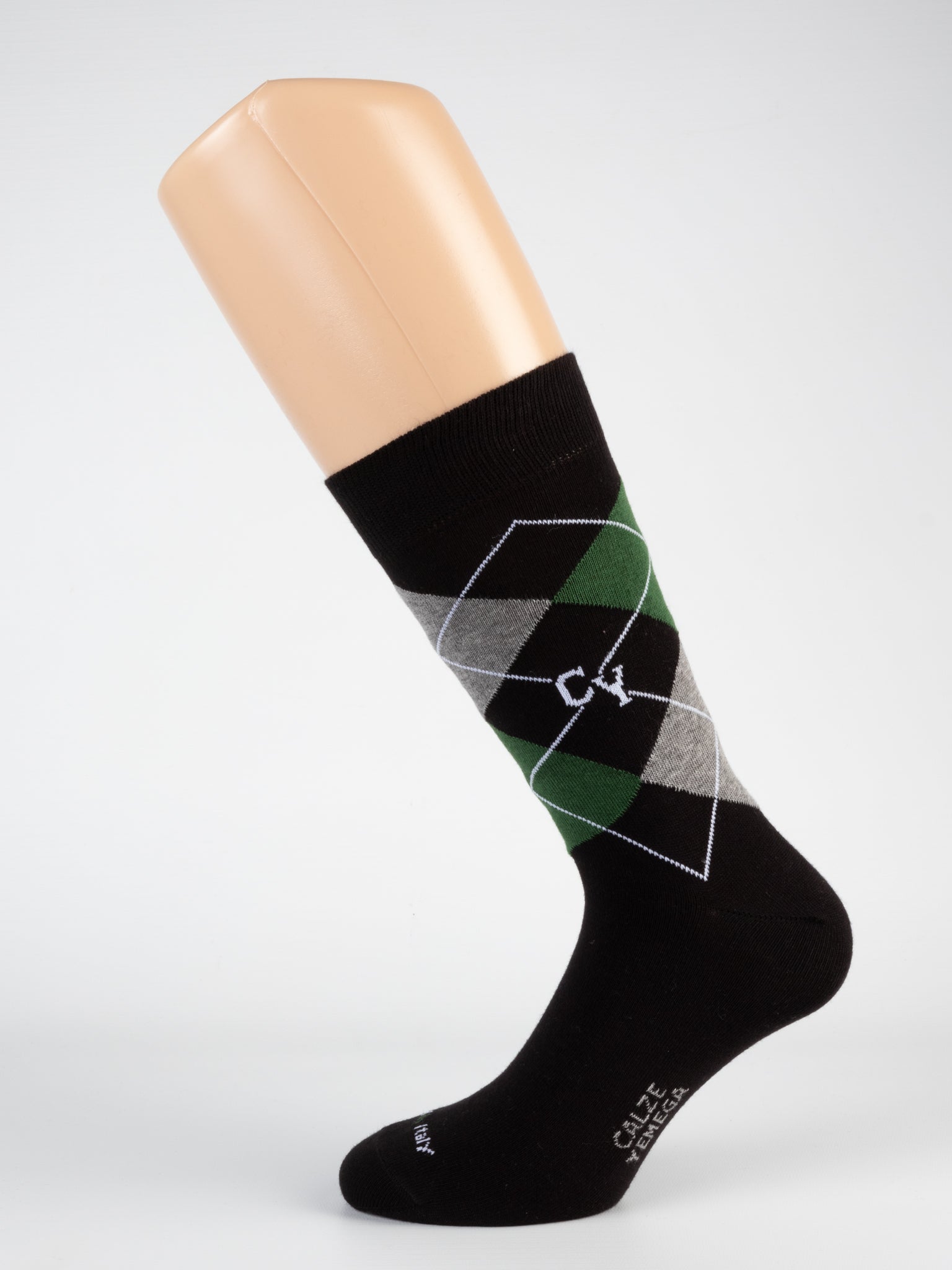 Calza intarsio cy moda uomo