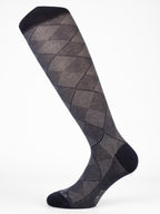 Calza Uomo in Filo di Scozia – rombi micro punti