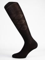 Calza Uomo in Filo di Scozia – Rombi Trafiorati