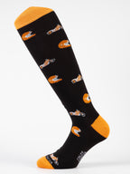 Calza Moto e casco moda uomo
