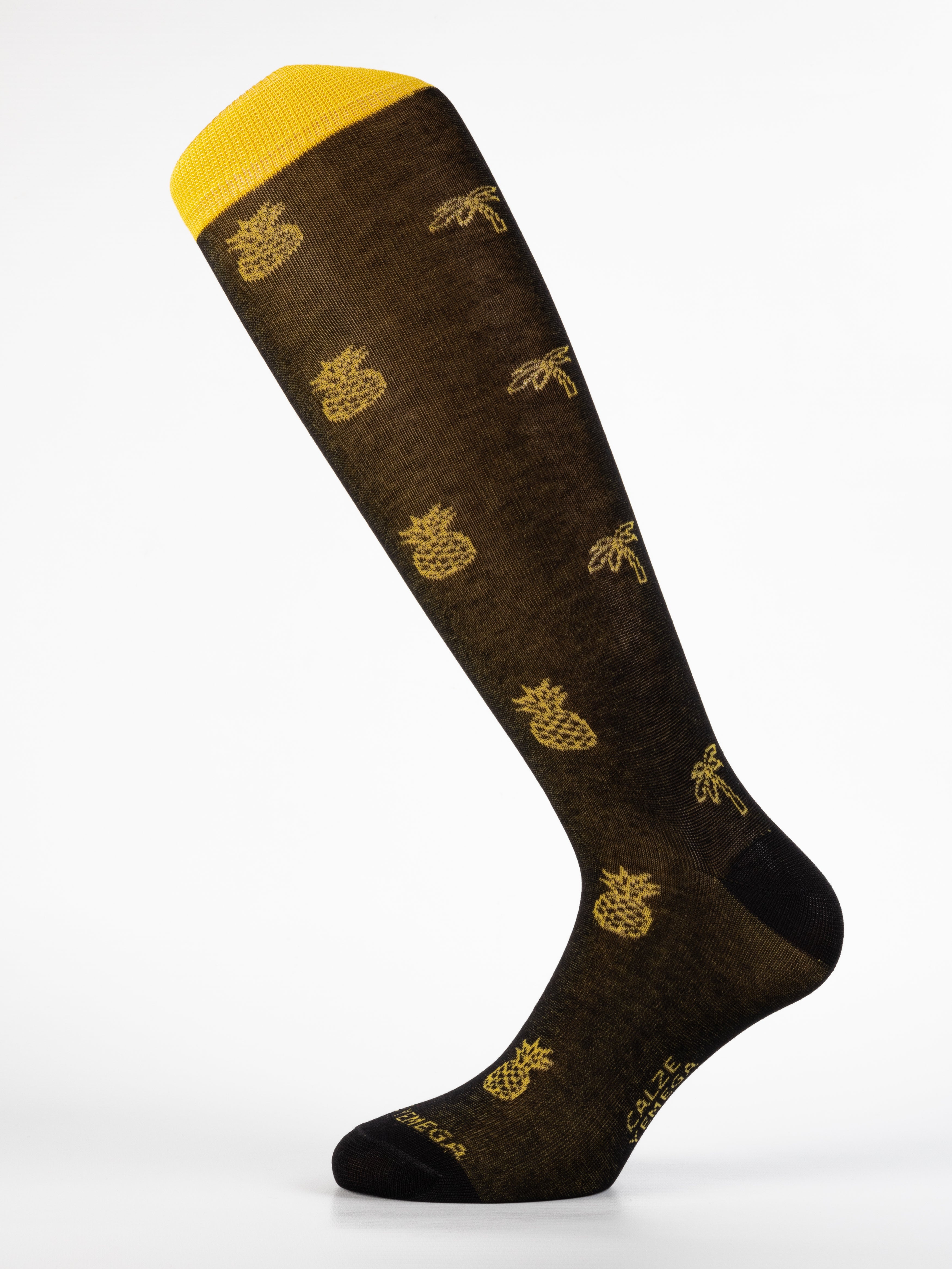 Calza Uomo in Filo di Scozia – Palme