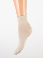 Calza Donna in Filo di Scozia – taglio laser lurex