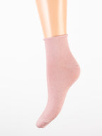 Calza Donna in Filo di Scozia – taglio laser lurex