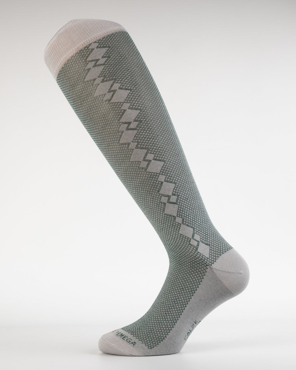 Calza Uomo in Filo di Scozia – piquet e rombi