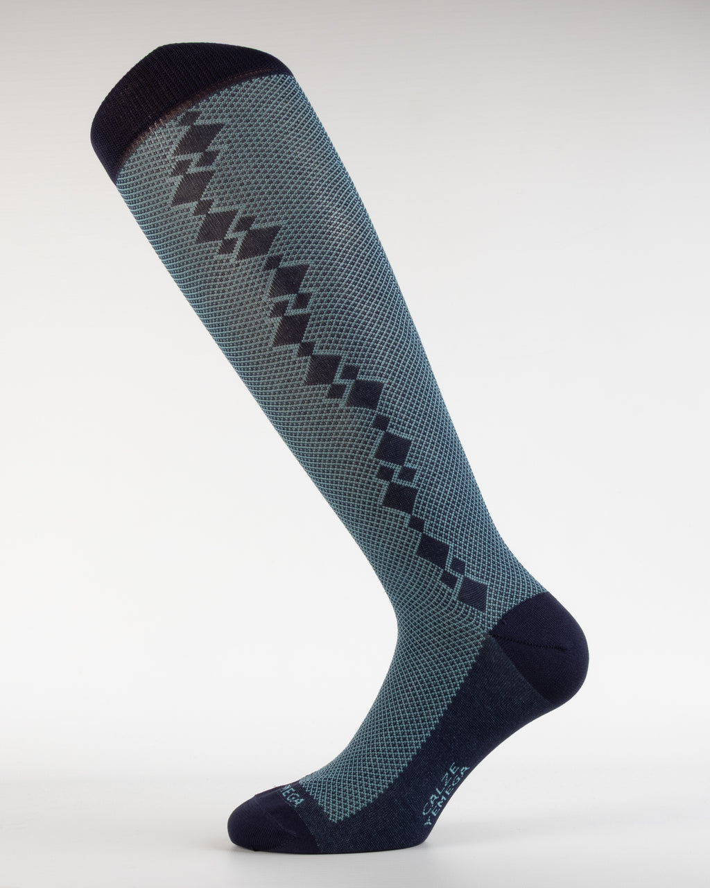 Calza Uomo in Filo di Scozia – piquet e rombi