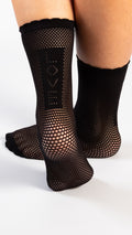 Calza Donna rete con scritta love