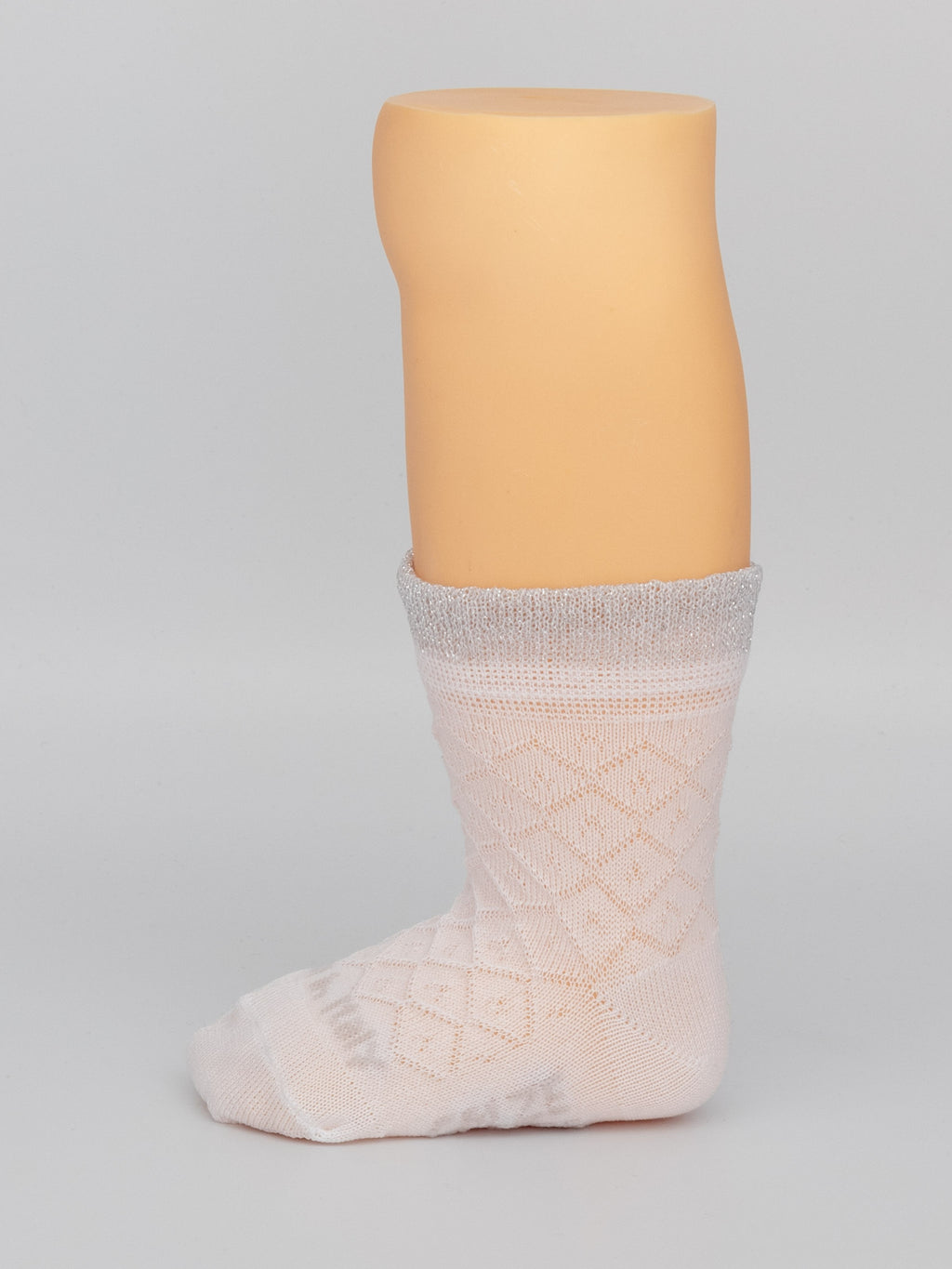 Calza neonato in Filo di Scozia traforato