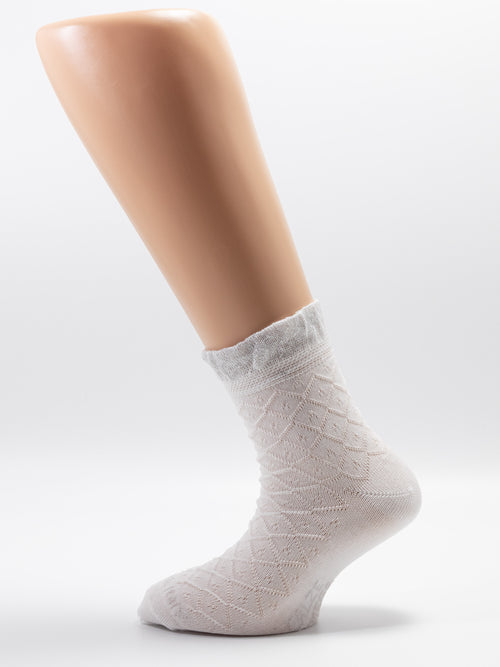 Calza Bimba in Filo di Scozia - traforato con lurex