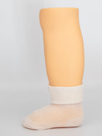 Calza neonato in Filo di Scozia risvolto