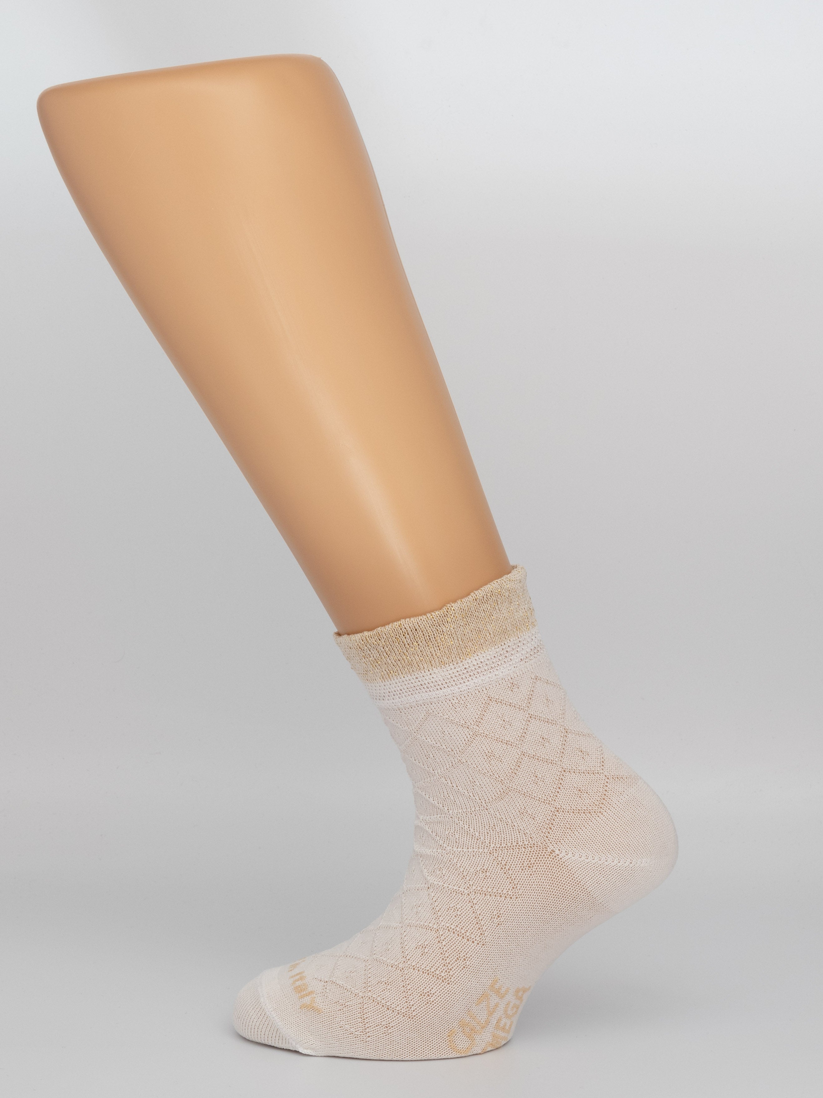 Calza Bimba in Filo di Scozia - traforato con lurex