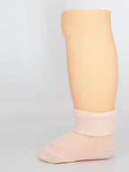 Calza neonato in Filo di Scozia risvolto