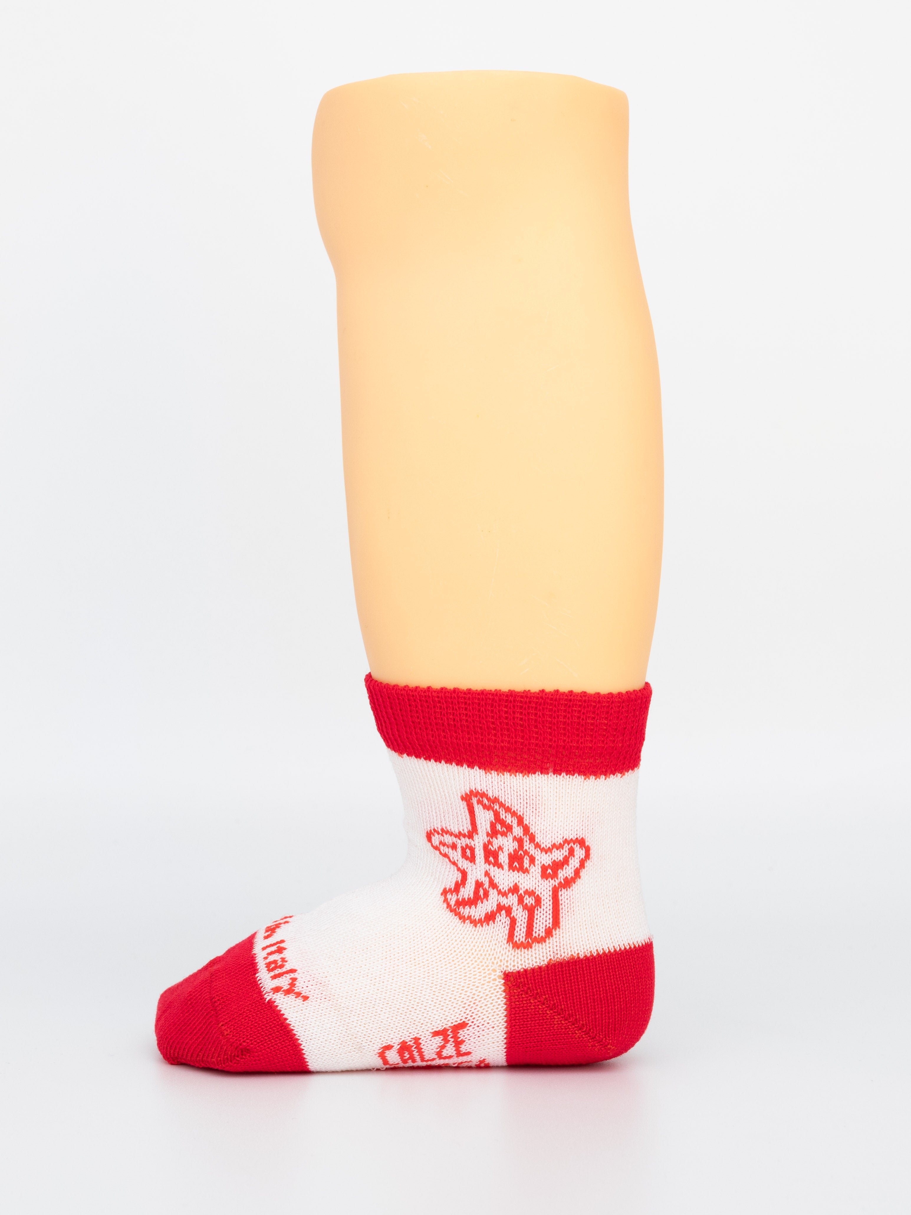 Calza neonato in Filo di Scozia - tris mare