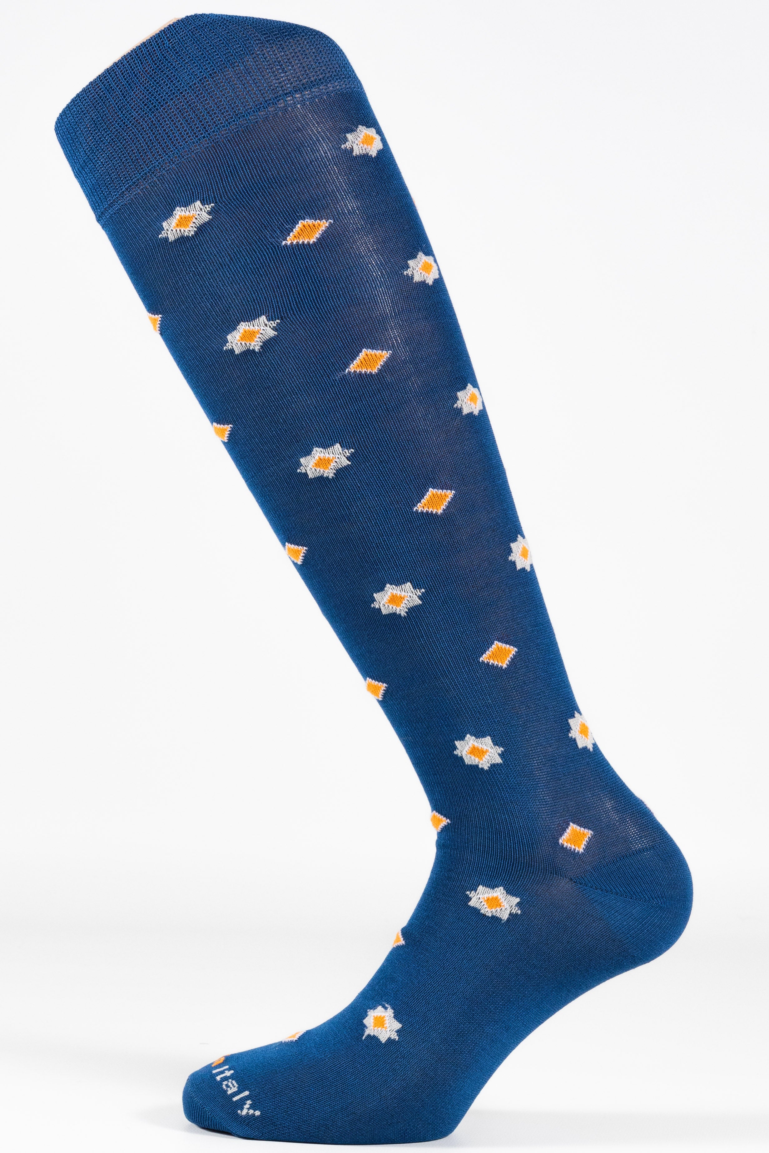 Calza Uomo in Filo di Scozia – geometrico