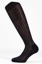 Calza Classica a Costina Uomo in Filo di Scozia Makò – Polsino Inglese