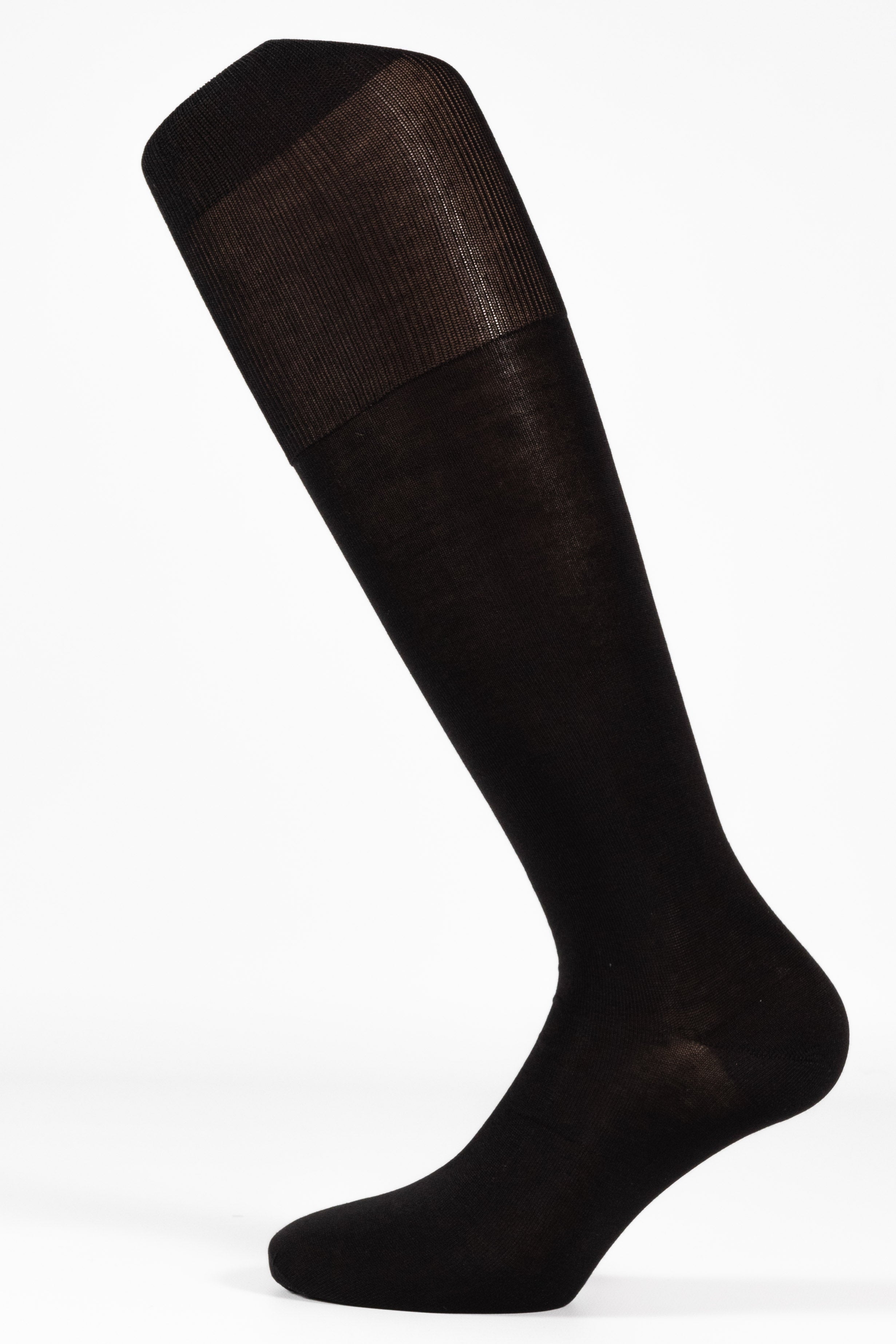 Calza Uomo Rasata a Compressione Graduata in Filo di Scozia Makò