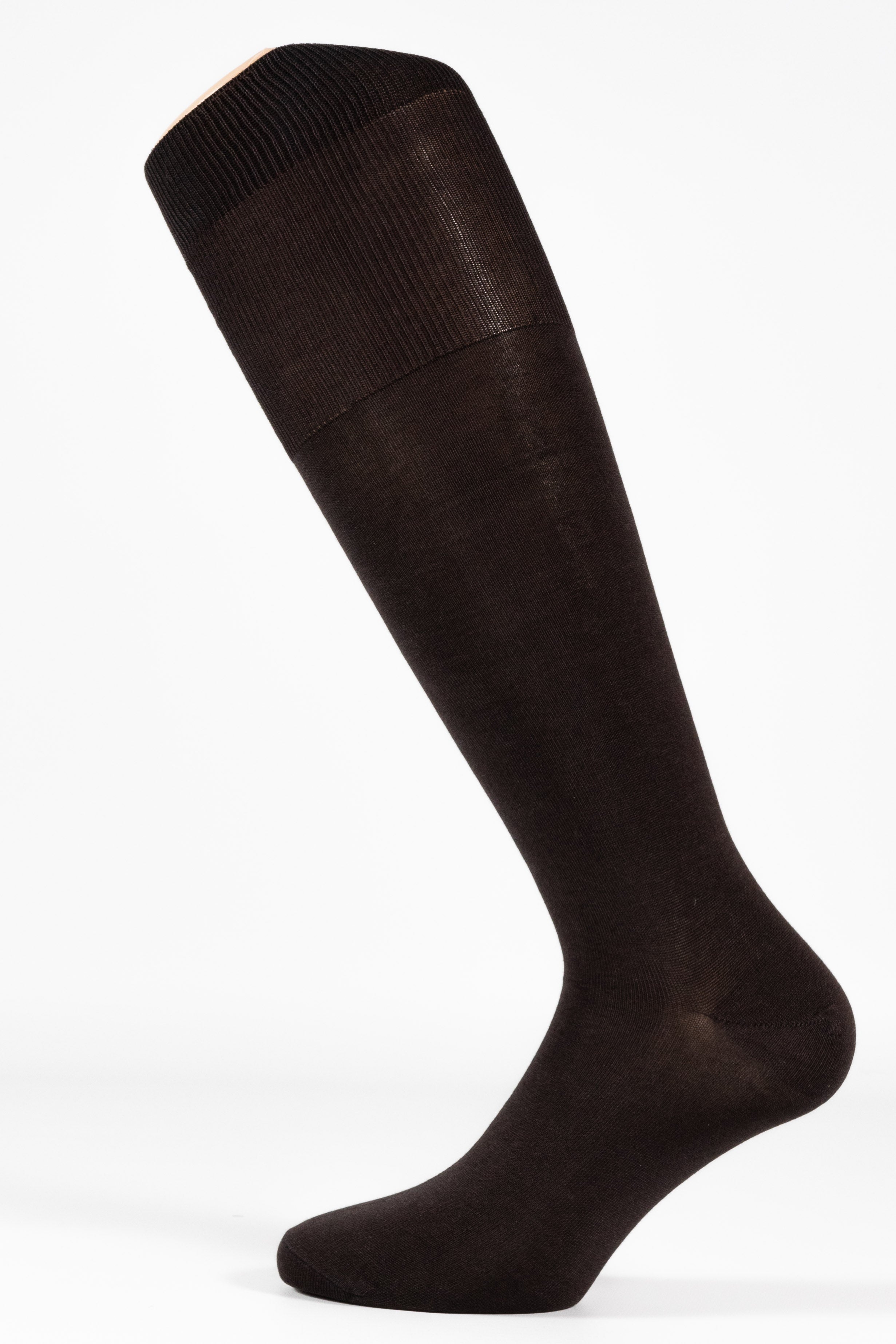 Calza Uomo Rasata a Compressione Graduata in Filo di Scozia Makò