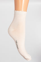 Calza Bimba in Filo di Scozia - polsino elaborato