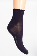 Calza Bimba in Filo di Scozia - polsino elaborato